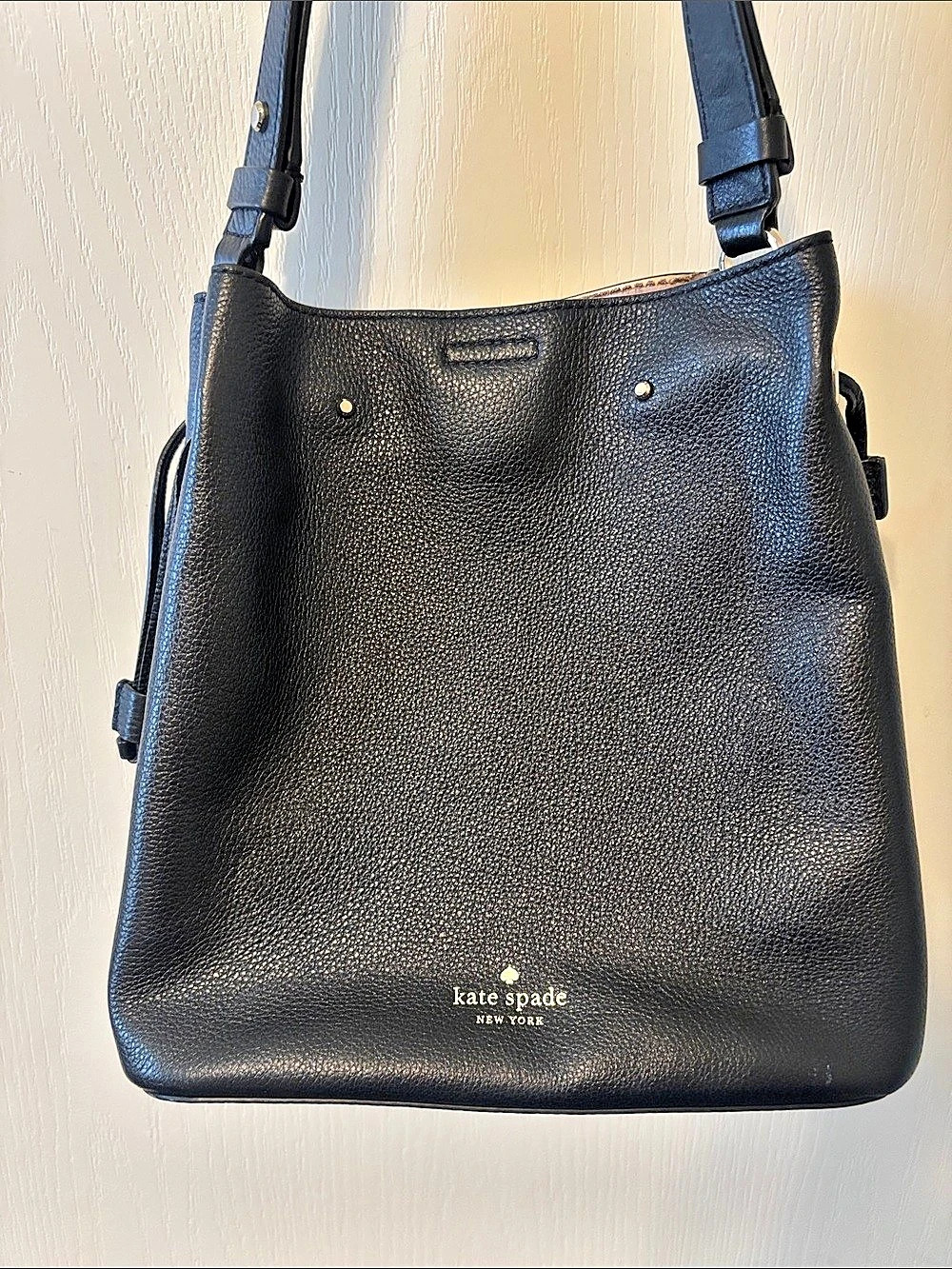 Kate Spade Marti Small Bucket Bag Black Shoulder Bag